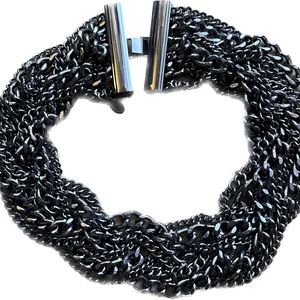 Choker Necklace Chainlink Collar